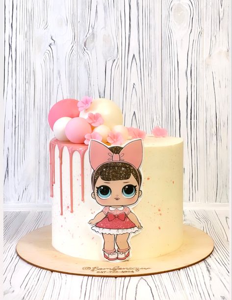 Lol Cake, Lol Doll Cake, Doll Birthday Cake, Cute Cartoon Images, July Birthday, Doll Cake, Cute Birthday Cakes, Lol Dolls, Girl Cakes