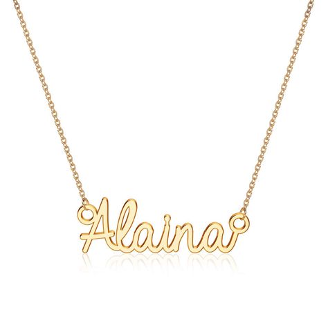 Name Necklaces Gold, Name Pendant, Necklace Unique, Custom Name Necklace, Fade Color, Necklace Personalized, Gift Jewelry, Perfect Birthday, Elegant Gift