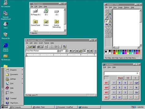 Windows 95 Desktop | Windows 95 was released 15 years ago to… | Flickr Weird Webcore, Retro App, Webcore Edit, 90s Vaporwave, Computer Aesthetic, Webcore Aesthetic, Instagram Edits, Desktop Windows, Windows 98