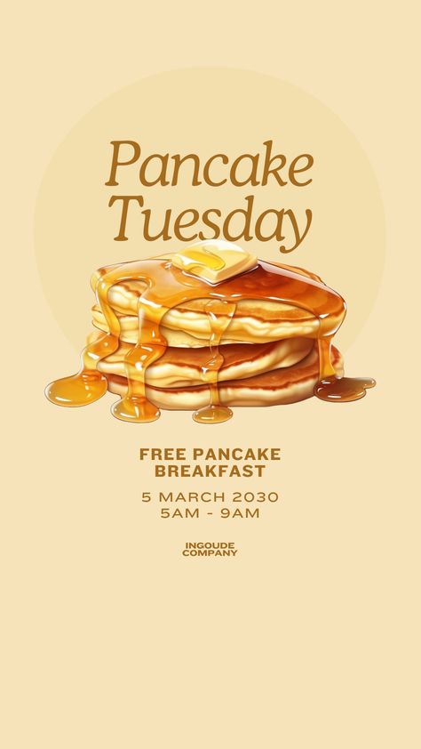 Warm Gold Beige Elegant Modern Pancake Tuesday Your Story by Take Care Creative. Follow on Canva or get emails about new canva templates at takecarecreative.co / brown, yellow, pancake, shrove, tuesday, lent, christian, catholic, breakfast, music / Lent Christian, Pancake Tuesday, Shrove Tuesday, Create Your Story, Story Setting, Story Template, Canva Templates, Your Story, Pancakes