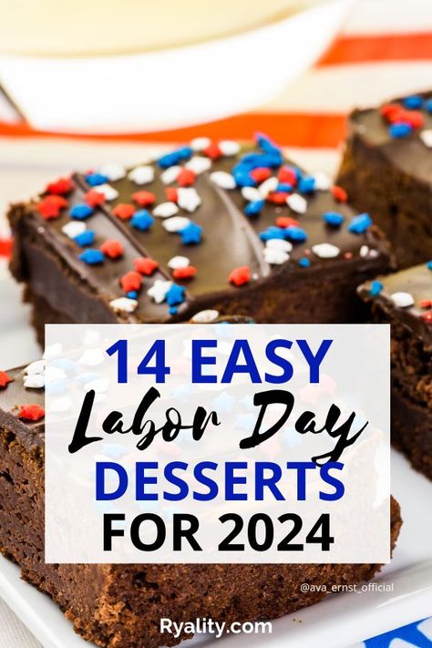 These are really good labor day dessert recipes! Labor Day Cookout Desserts, Labor Day Desert, Labor Day Weekend Desserts, Labor Day Desserts For A Crowd, Labor Day Recipes For A Crowd, Easy Labor Day Desserts, Labor Day Treats, Labor Day Food Ideas Dessert, Easy Labor Day Recipes