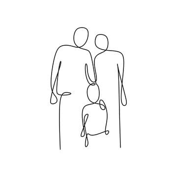 Drawing Of A Family, Drawing Family, Wing Drawing, Fireplace Pictures, Family Clipart, Family Drawing, Simple Line Drawings, Drawing Vector, Line Background