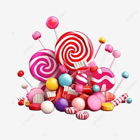 a candy cartoon white background 3d clipart candy png Candy Graphic Design, Candyland Characters, Candy Branding, Candy Collage, Background Candy, Candy Cartoon, Candy Png, Candy Clipart, Body Ideas