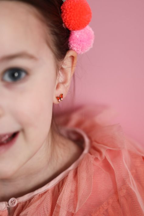 Pierced Co About Us - Woman & mother-daughter owned Hoops With Charms, Creative Earrings, Earrings Huggies, Earrings For Kids, Earrings For Sensitive Ears, Best Earrings, Geeky Girls, Kids Flats, Future Mommy