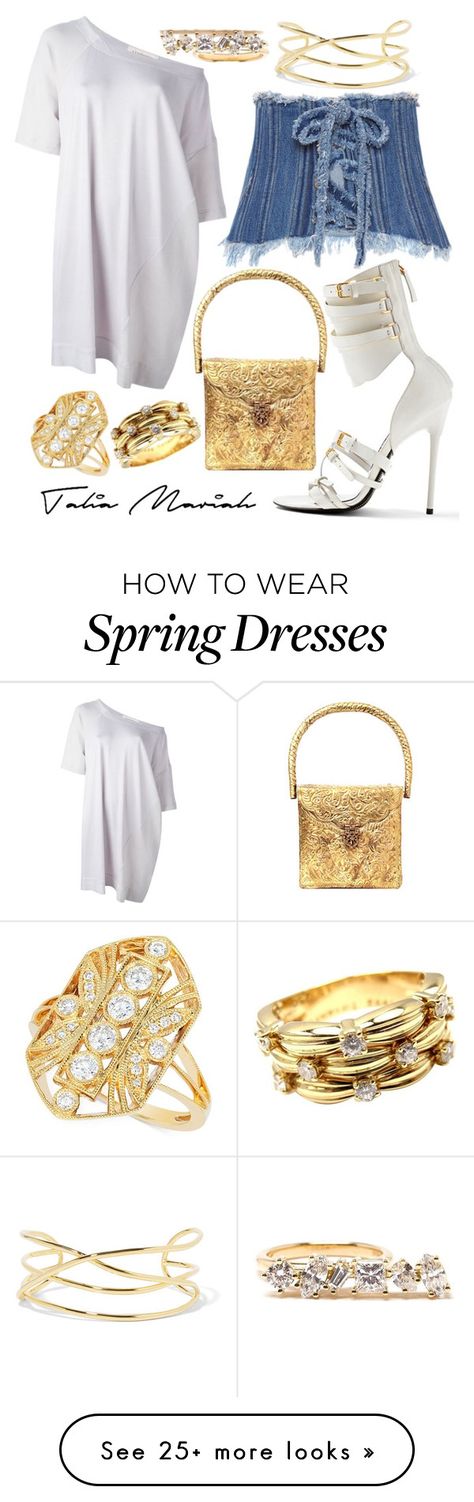 "Dripping in Gold" by taliamariah-cirillo on Polyvore featuring A.F. Vandevorst, Tom Ford, Jennifer Fisher, Philosophy di Lorenzo Serafini, Kimberly McDonald, Urbiana, LE VIAN and Tiffany & Co. Dripping In Gold, Spring Outfits Dresses, Le Vian, Lorenzo Serafini, Jennifer Fisher, Spring Dress, Spring Dresses, Tiffany & Co., Striped Dress