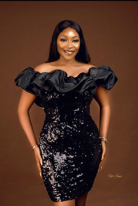 Straight gown with flay Black Lace Shirt Outfit Classy, Latest Sequence Gown Styles In Nigeria, Short Sequence Gown Styles In Nigeria, Latest Sequence Gown, Sequence Dress Design, Formal Dinner Dress Classy, Short Sequence Dress, Sequence Gown Styles In Nigeria, Sequence Dress Short