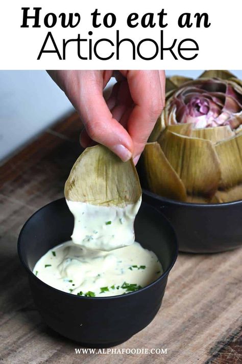 Artichoke Dipping Sauce, How To Make Artichokes, Artichoke Benefits, Dip Artichoke, Dipping Sauce For Artichokes, How To Cook Artichoke, Artichoke Recipes, Dipping Sauces, Did You Eat