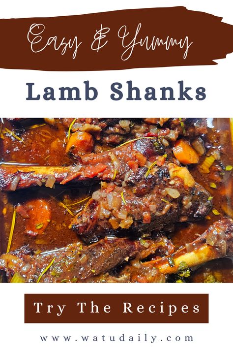 There’s something comforting about a hearty, slow-cooked meal, and lamb shanks cooked in a rich red wine sauce embody this perfectly. This dish combines tender meat that practically falls off the bone, like my oxtail stew and beef short ribs recipes which I strongly recommend you try! #lambshanks #comfortfoods #fallrecipes #homecooking #thanksgiving #slowcook #slowcooking #easyrecipes #familymeals Lamb Shanks Oven, Short Ribs Recipes, Slow Cooked Lamb Shanks, Ribs Recipes, Oxtail Stew, Beef Short Rib Recipes, Stuffed Pepper Casserole, Tender Meat, Short Ribs Recipe