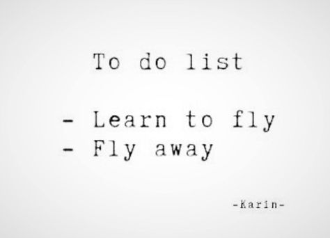 To do list: Learn to fly - Fly away Andy Aesthetic, Freedom Aesthetic, Healing Heartbreak, Mine Quotes, Box Quotes, Ms Rachel, Wars Aesthetic, Luke Castellan, Aviation Humor