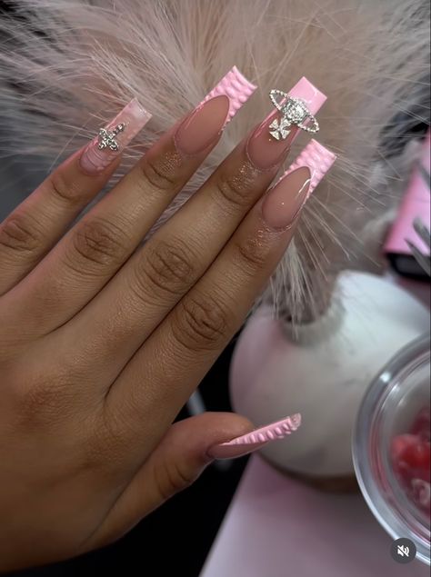 Acrylic Toe Nails, Hard Nails, Colored Acrylic Nails, Girly Acrylic Nails, French Tip Acrylic Nails, Her Nails, Glow Nails, Simple Acrylic Nails, Short Square Acrylic Nails