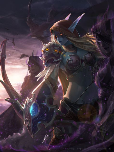 ArtStation - Sylvanas, TaeKwon Kim(A-rang) Sylvanas Windrunner, Whatsapp Wallpapers Hd, Warcraft Characters, Warcraft Iii, Character Design Cartoon, Lich King, Warcraft Art, Night Elf, Heroes Of The Storm