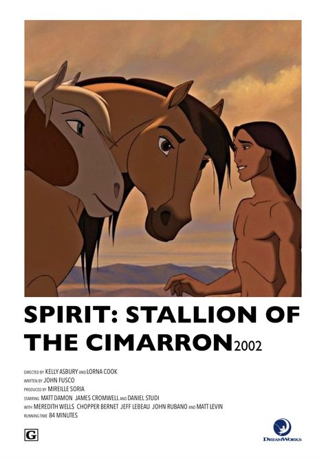 Spirit: Stallion Of The Cimarron 2002 [made by me] Spirit Stallion Of The Cimarron Poster, Spirit The Stallion Of The Cimarron, Spirit Movie Poster, Spirit The Movie, Spirit The Stallion, Spirit Cartoon, Spirit Der Wilde Mustang, Spirit Movie, Spirit Posters