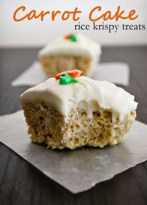 Carrot Cake Rice Crispy Treats and more of the best carrot cake recipes on MyNaturalFamily.com #carrotcake #recipe Popcorn Business, Gluten Free Carrot Cake Recipe, Carrot Cake Recipes, The Best Carrot Cake, 2023 Food, Gluten Free Carrot Cake, Fun Dessert, Krispie Treats Recipe, Best Carrot Cake