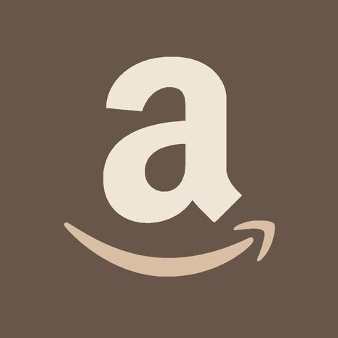 App Icon Aesthetic Amazon, Amazon Brown Icon, Amazon Widget Icon, Green And Brown App Icons, Aesthetic Amazon Icon, Amazon App Icon Aesthetic, Earthy App Icons, Amazon Logo Aesthetic, Brown Photo Icon