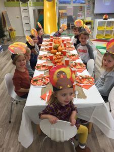 Creative Tots Preschool  Celebrating Thanksgiving Friendsgiving Playful Learning Preschool Friendsgiving, Friendsgiving Ideas, Prek Classroom, Thanksgiving Friendsgiving, Playful Learning, Early Childhood Classrooms, Tot School, Play To Learn, Early Childhood