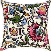 Needlepoint Pillow Kits, Needlepoint Pillow, Colorful Throw Pillows, Tapestry Cushion, Cross Stitch Pillow, Needlepoint Tapestry, Needlepoint Pillows, Needlepoint Kits, Embroidery Kit