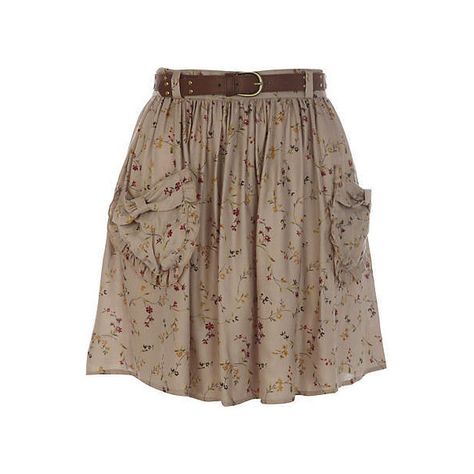 skirts / shorts - women - River Island ($31) ❤ liked on Polyvore featuring skirts, mini skirts, bottoms, saias, faldas, brown mini skirt, river island and brown skirt Skirt Png, Dream Skirt, Skirts Brown, Brown Mini Skirt, Pocket Skirt, Cottagecore Outfits, Outfit Png, Island 2, Brown Skirt