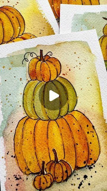 m r s g o o d w i n on Instagram: "For those of you who have been patiently waiting for this tutorial, it is now available on my website. I look forward to seeing your artwork.  HAPPY PAINTING!

beckandrose.com

#watercolor #pumpkin #tutorial #autumn #spookyseason #halloween #fallcolors #artwithbeckandrose #oregonartist #artistherapy #artheals" Watercolor Pumpkins Autumn, Pumpkin Artwork, Pumpkin Tutorial, Watercolor Pumpkin, Happy Painting, Halloween Artwork, Watercolor Pumpkins, Fall Watercolor, Patiently Waiting