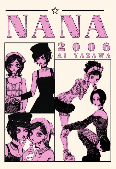 #nana #poster #canva Nana Manga, Nana Osaki, 카드 디자인, Arte Inspo, Poster Ideas, A4 Poster, Cute Poster, Room Posters, Anime Background