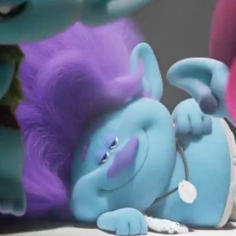 Bruce Trolls Fanart, Trolls Pfps, Bruce Trolls, Spruce Trolls, Trolls Band Together, Disney+ Icon, Branch Trolls, Character Tropes, Trolls 3