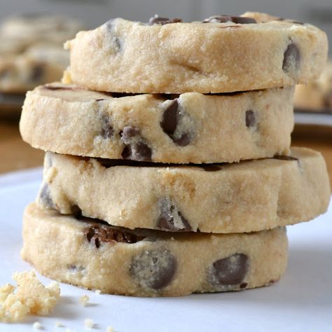 Peanut Butter Chocolate Chip Shortbread Cookies | The View from Great Island Chocolate Chip Shortbread, Butter Shortbread, Chocolate Chip Shortbread Cookies, Delicious Christmas Cookies, Peanut Butter Chocolate Chip Cookies, Shortbread Cookie Recipe, Baking Recipes Cookies, Shortbread Recipes, Buttery Cookies