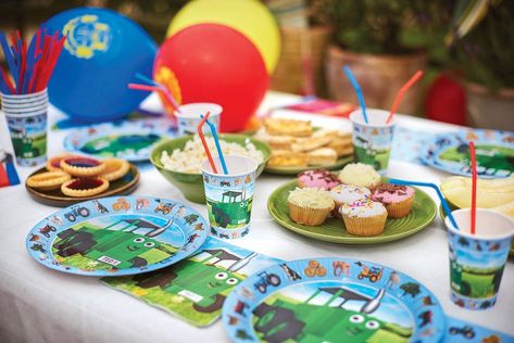 Tractor Ted Birthday Party, Tractor Party, Farm Animals Birthday Party, Farm Animal Birthday, Animals Birthday, Farm Birthday Party, Animal Birthday Party, Farm Birthday, Party Napkins