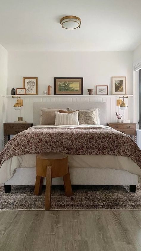 Nyc Rooms, Soft Bedroom, Nancy Meyers, Bead Board, Country Bedroom, Traditional Bedroom, New Beds, Affordable Home Decor, Bedroom Aesthetic