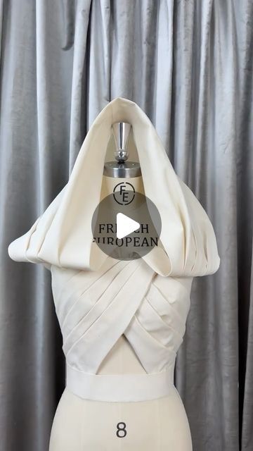 Nick Verreos on Instagram: "Today…I’m doing a Cowl Back Draped Top that can also double as a dramatic Couture Hood! ✂️💁🏻‍♂️🧵 To learn the basics of draping get my new book “The Fundamentals of Fashion Draping” Click link in bio to learn more and purchase!  #draping #drapingtechnique #drapingdesigns #fashiondraping #nickverreos #cowl #cowlback #cowlbacktop" Cowl Dress Draping, Dress Draping, Draping Techniques, Fashion Draping, Draping Fashion, Cowl Dress, Draped Top, Draped Dress, The Basics