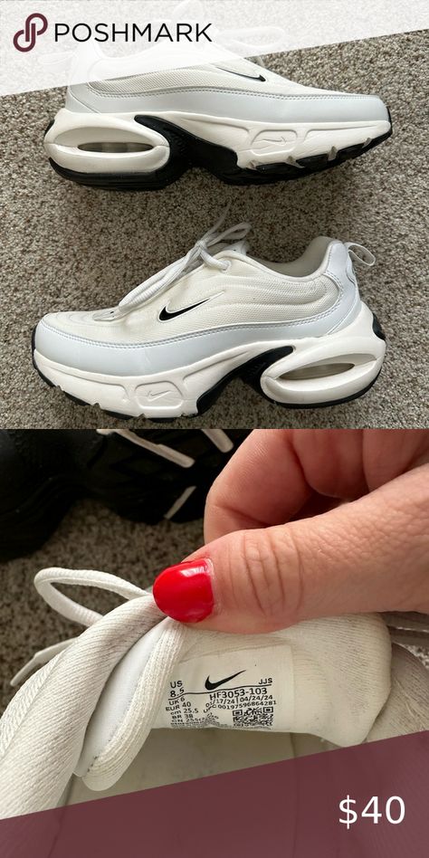 White Nike Air Max Portal Nike Air Max White, White Nike Air, White Nike, White Nikes, Air Max, Nike Air Max, Nike Shoes, Portal, Nike Air