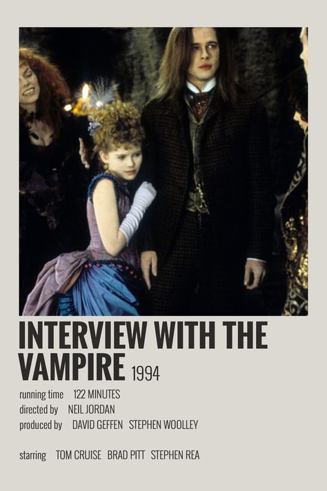 Halloween Costume Movie, Interview With The Vampire 1994, Tabel Periodik, Minimalist Polaroid Poster, Indie Movie Posters, Film Recommendations, Movies To Watch Teenagers, Bon Film, Iconic Movie Posters