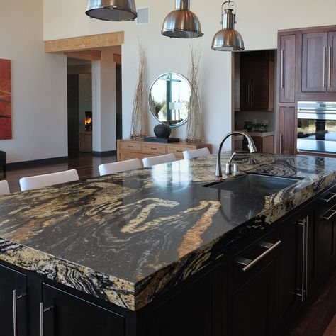 Granite Countertops Colors, Outdoor Kitchen Countertops, Black Granite Countertops, Architectural Materials, Granite Countertops Kitchen, Marble Counter, Granite Tile, Decoration Kitchen, Granite Kitchen