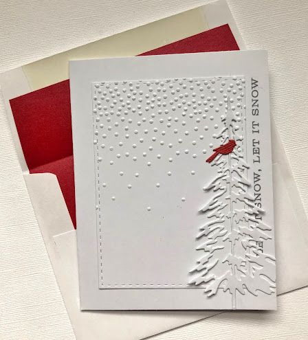 White Christmas Cards Ideas, Stampin Up Christmas Cards 2018 2019, White On White Christmas Cards, White Cards Handmade, Black And White Christmas Cards, Clean And Simple Christmas Cards, White Christmas Cards, Winter Cards Handmade, Cardinal Cards