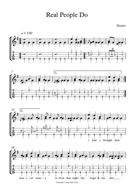 Hozier Guitar Tab, Hozier Guitar, Like Real People Do Hozier, Ukulele Sheet Music, Ukulele Fingerpicking Songs, Ukulele Fingerpicking, Uke Tabs, Guitar Tabs Songs, Independent Musician