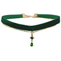 Check this out on Amazon Choker Packaging Ideas, Cheap Trendy Green Choker, Green Choker, Chocker Neckless, Black Fantasy Choker For Gift, Gothic Choker Necklace For Gift, Elegant Adjustable Green Choker, Adjustable Green Choker Necklace, White Lace Choker