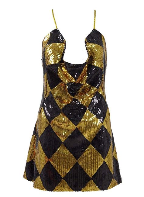 PRICES MAY VARY. Womens HQ Harley Dress Cosplay Costume Gold Fabric: Sequin and Polyester Adjustable spaghetti strap dress,can be adjusted higher or low depends on your needs Great for Casual Wear, Summer Beach, Vacation, Party, Club, Cosplay and Halloween! Standard US Size. Please do check the size chart before you buy. Nightclub Dresses, Harley Quinn Halloween Costume, Casual Wear Summer, Harley Quinn Halloween, 1970 Dress, Party Dress For Women, Nightclub Dress, Night Club Dress, Summer Beach Vacation