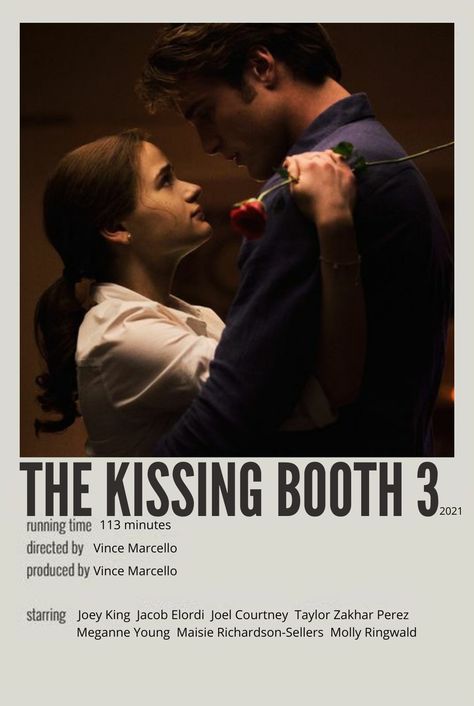 Kissing Booth 3, Great Expectations Movie, Joel Courtney, Polaroid Movie Poster, The Kissing Booth, Film Polaroid, Stranger Things Costume, Romance Film, Iconic Movie Posters