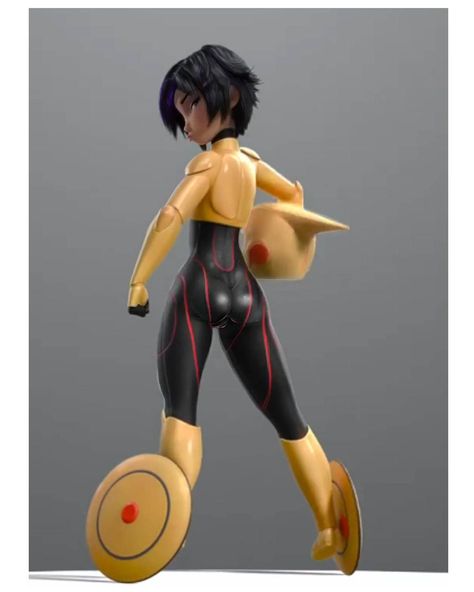 Gogos Tushago by PhirstDrapht15 on DeviantArt Big Hero 6 Film, Go Go Tomago, Virgo Pictures, Gogo Tomago, Wallpaper Iphone Disney Princess, Animation Reference, Hero 6, Fete Anime, Big Hero 6