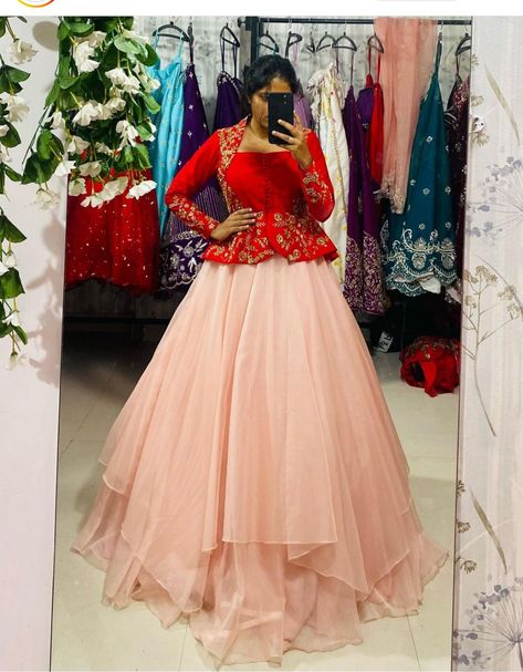 Latest Lehanga Model 2024, Designer Gowns Indian Latest, Latest Lehenga Design 2024, Partywear Dresses Indian, Long Frock Models, Marriage Dresses, Long Frocks For Kids, Gown Dress Party Wear, Saree Function