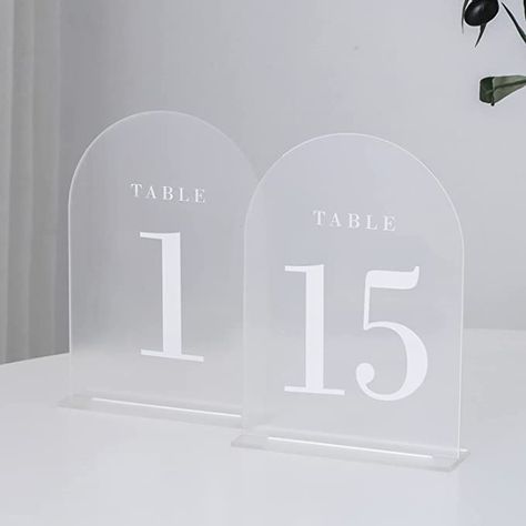 Acrylic Signs, Arch Wedding, Display Signs, Anniversary Event, Acrylic Table, Decoration Party, Wedding Table Numbers, Table Numbers, Wedding Table