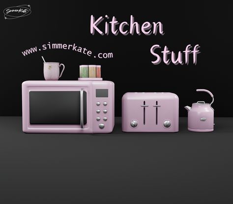 Sims 4 Microwave, Sims 4 Microwave Cc, Furniture Cc, The Sims 4 Skin, Play Sims 4, 2024 Kitchen, Cc Furniture, Instagram Kitchen, Sims 4 Expansions