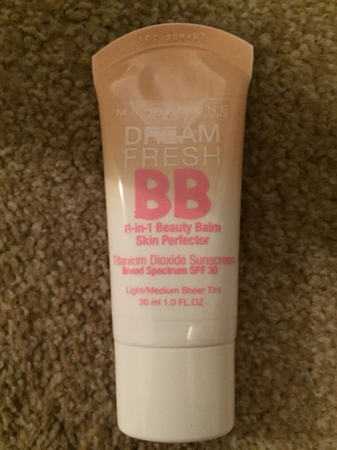 Maybelline dream fresh BB cream 8-in-1 beauty balm skin perfector in the shade light/medium Maybelline Dream Fresh Bb Cream, L’oréal Bb Cream, Best Bb Cream, Bb Cream Best, Bb Cream Foundation, Beauty Balm, Bb Cream, Light Shades, Maybelline