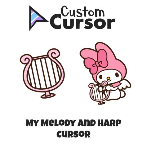 My Melody is a beautiful white rabbit, the best friend of Hello Kitty, created by Sanrio. The cute cursor for a mouse with My Melody and Harp! Custom Cursor is #1 for cursors! My Melody Things, Cute Cursor, Aesthetic Sanrio, Big Decorations, Kitty Aesthetic, Custom Cursor, Ipad Hacks, Hello Kitty Aesthetic, Chrome Web