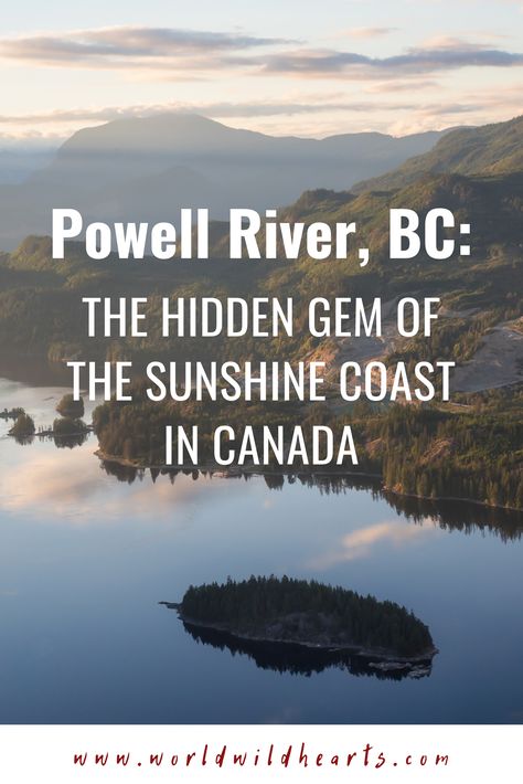 Want to explore Powell River, the hidden gem of Canada? Read this article and find the best things to do: from hiking the Sunshine Coast Trail to sunbathing on Savary Island... #sunshinecoasttrail #sunshinecoast #powellriver #savaryisland #bc #adventure #explorebc #canadatravel Vancouver Island Road Trip, Powell River Bc, Travel Vancouver Island, Sooke Bc Vancouver Island, Campbell River Bc, Sunshine Coast Bc, Namibia Travel, Kenya Travel, Backpacking South America