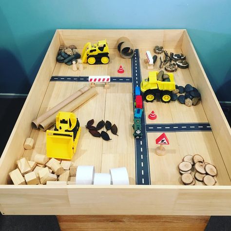 Construction Site Play Area, Construction Montessori, Construction Area Ideas, Construction Dramatic Play, April Preschool, Playroom/living Room, Backyard Kids, Construction Play, Backyard Kids Play Area