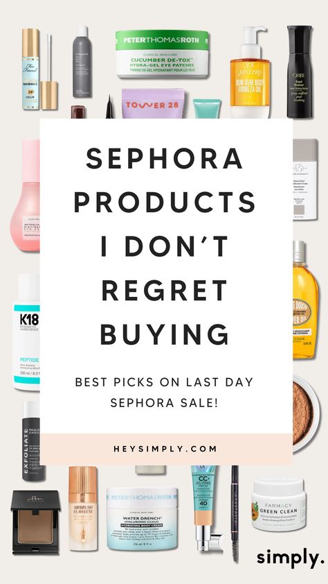 I’ve got my must-haves from Sephora that I just can’t live without! These products are essentials in my beauty routine, and I can’t wait to share them with you. Always remember that you don’t *need* to buy anything, but if you’ve had your eye on something it’s a great time to snag it. Best Makeup Products From Sephora, Sephora Top Products, Must Have Sephora Products, Top Sephora Products, Best Products From Sephora, Trending Sephora Products, Best Sephora Products 2024, Sephora Must Haves 2024, Best Sephora Finds