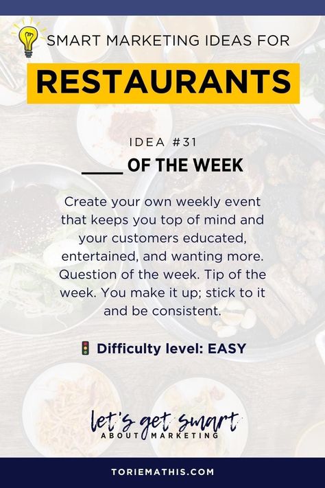 Digital marketing for restaurants doesn't have to be difficult. Here are 45 restaurant marketing ideas that you can do today to grow your restaurant! Marketing For Restaurants, Restaurant Marketing Ideas, Restaurant Social Media, Restaurant Marketing, Sms Marketing, Farm Stand, Business Development, Marketing Ideas, Food Truck