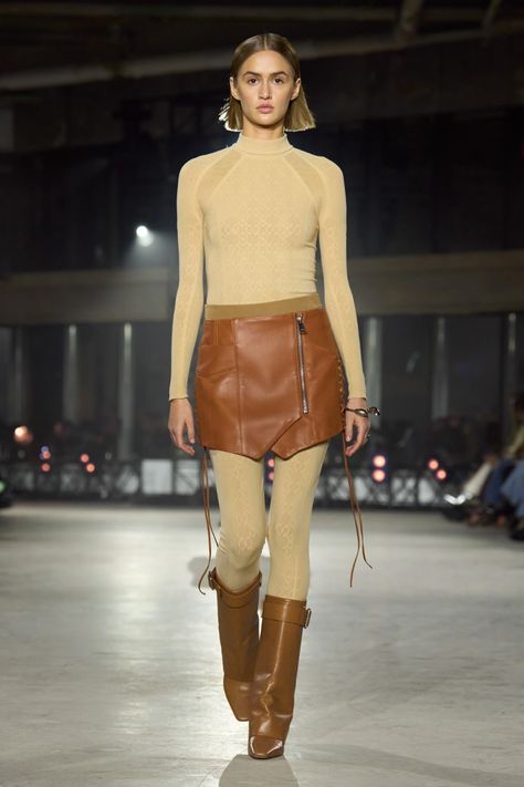 Winter 2023 Runway, 23 Runway, 23 Fashion, Fall 2023 Ready To Wear, Mini Wrap Skirt, Fall 23, 2023 Ready To Wear, Jonathan Simkhai, Runway Collection