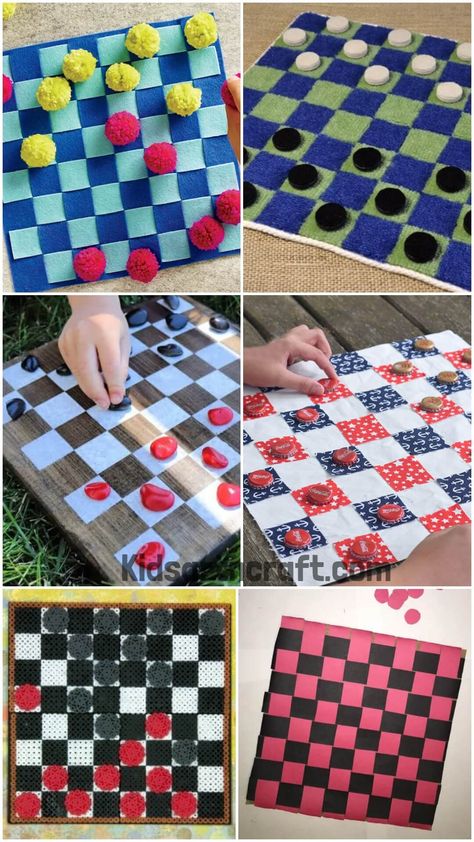 DIY Checkerboard Game Crafts Check more at https://www.kidsartncraft.com/diy-checkerboard-game-crafts/ Diy Checkerboard, Quilt Wall Hangers, Baby Memory Quilt, Game Crafts, Plaid Diy, Lunch Club, Tic Tac Toe Board, Snowman Quilt, Make A Quilt