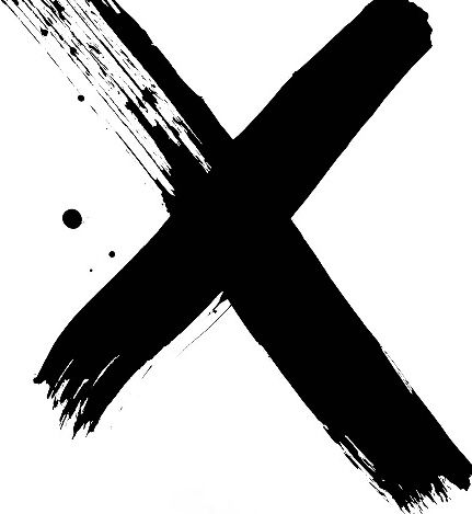 X Marks The Spot Tattoo, Arte Trash Polka, Polka Tattoo, Paint Splats, Trash Polka Tattoo, X Marks The Spot, Different Kinds Of Art, Custom Slides, Photo Logo Design