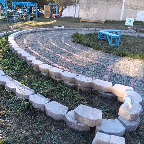 Evolution of the Labyrinth at the Creek. It is happening and is evolving. The perimeter is now, awaiting adornment. Isn't she lovely? At the Fall Festival, we will plant glorious perennials. #walkersofthelabyrinth #labyrinth #labyrinthatthecreek Today, we walk. #Labyrinthplanters #theperimeter Isnt She Lovely, The Labyrinth, Fall Festival, Labyrinth, Perennials, The Fall, Evolution, Festival, Plants